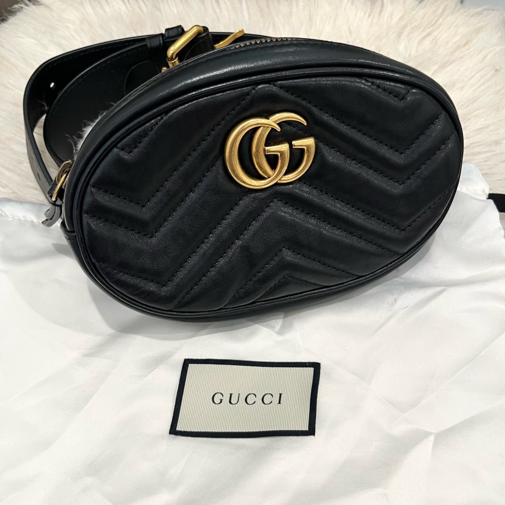 Authentic Gucci Gg Marmont belt